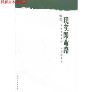【正版书】 现实即弯路 邹波 著 天津人民出版社