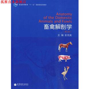 【正版书】 畜禽解剖学 第二版 彭克美　主编 高等教育出版社