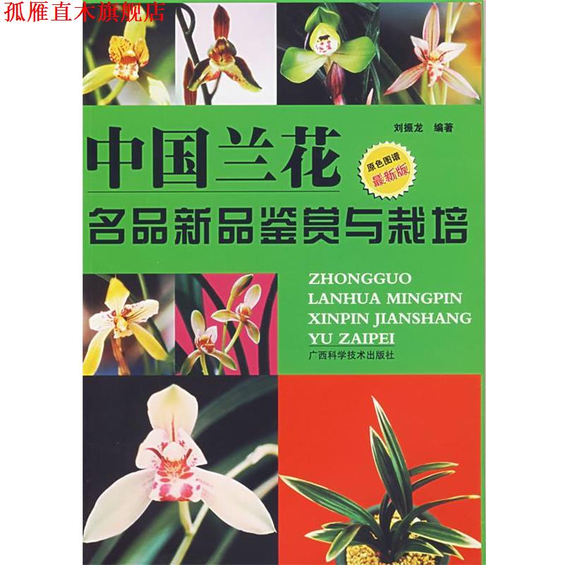 【正版书】 中国兰花名品新品鉴赏与栽培 刘振龙　编著 广西科学技术出版社