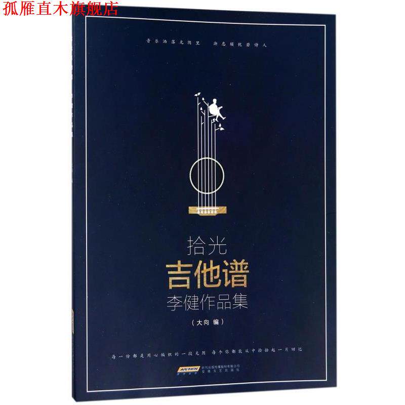 【正版书】 拾光吉他谱李健作品集 大向 编 安徽文艺出版社
