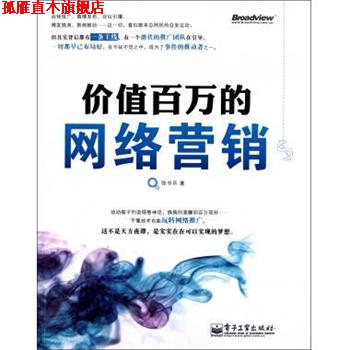 【正版书】 价值百万的网络营销 张书乐 著 电子工业出版社