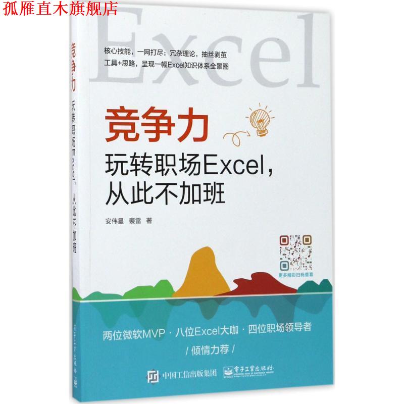 【正版书】 竞争力:玩转职场Excel，从此不加班 安伟星,裴雷 电子工业出版社