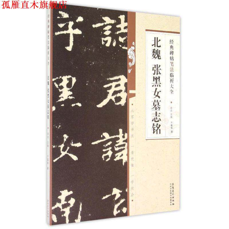 【正版书】 北魏 张黑女墓志铭-经典碑帖笔法临析大全 于嘉祥 著 安徽美术出版社