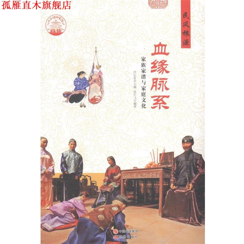 【正版书】 中华精神家园 民风根源:血缘脉系 家族家谱与家庭文化 高宇飞 著,肖东发 编 现代出版社