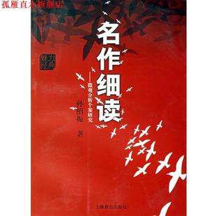 【正版书】 名作细读:微观分析个案研究 孙绍振 著 上海教育出版社