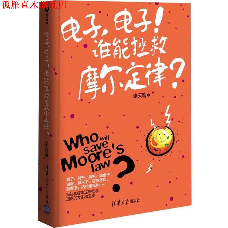 【正版书】 电子，电子！谁来拯救摩尔定律？ 张天蓉　著 清华大学出版社