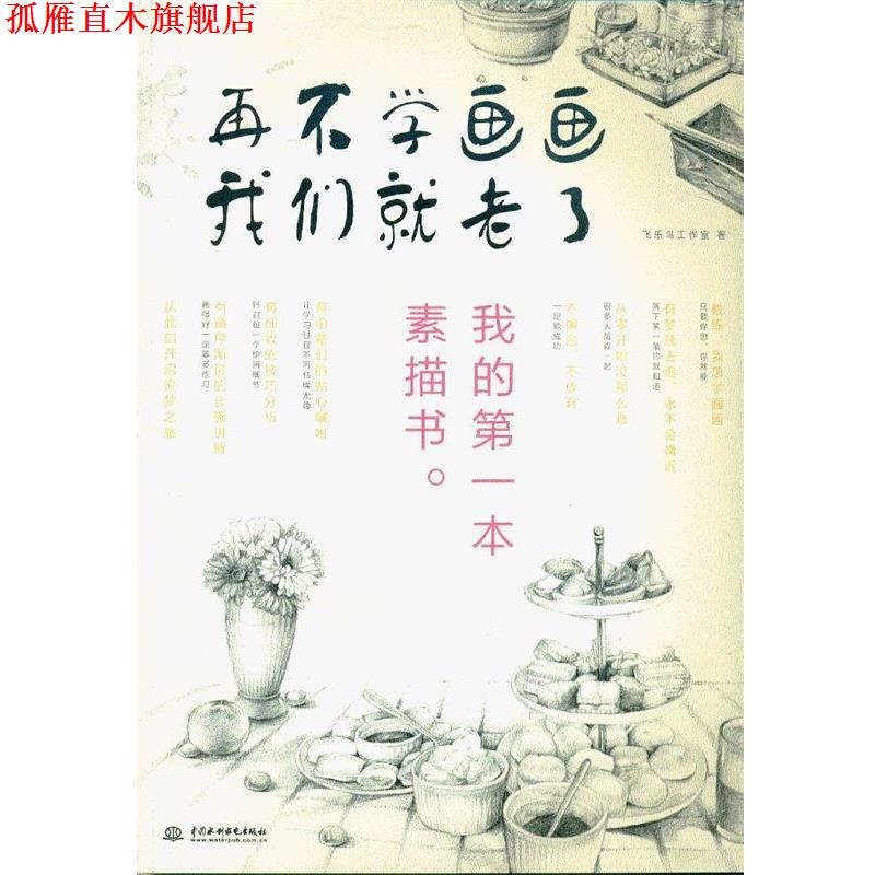 【正版书】 再不学画画我们就老了,我的本素描书 飞乐鸟工作室 中国水利水电出版社