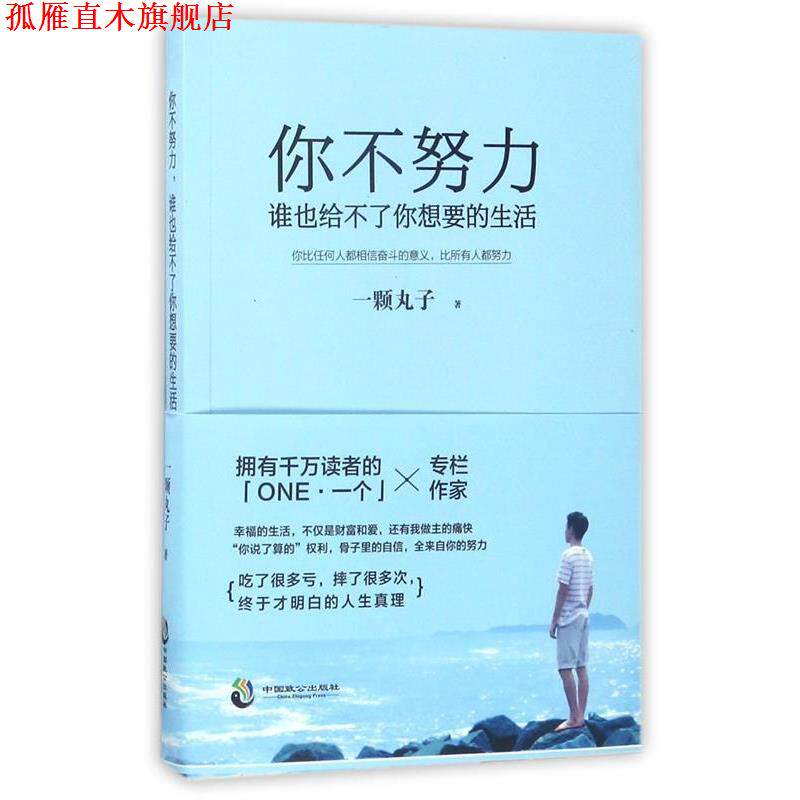 【正版书】 你不努力,谁也给不了你想要的生活 一颗丸子 中国致公出版社