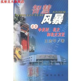 【正版书】 智慧风暴:点击中关村、北大和北大方正 王宏甲 著 新华出版社