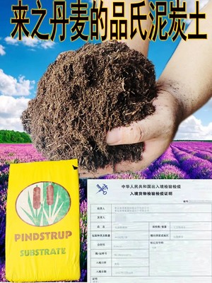 品氏泥炭土丹麦纯进口多肉兰科养花营养土育苗基质花土草炭泥炭土