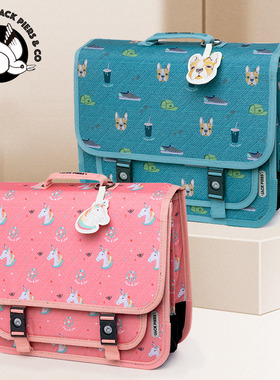 JACK PIERS&CO儿童书包小学生jp英伦包男女三到六年级比利时进口