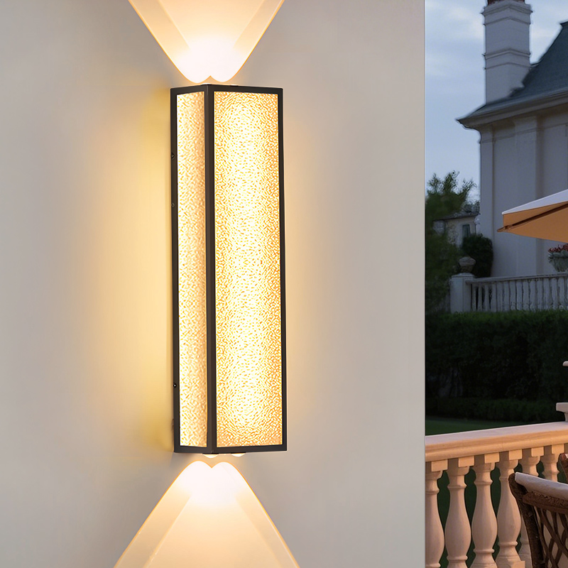 户外壁灯室外洗墙射灯超亮上下发光射灯简约别墅大门防水柱子射灯