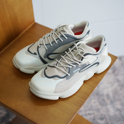 看步休闲舒适运动鞋轻便软底复古