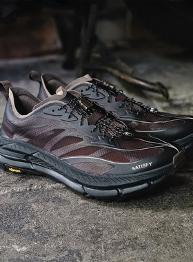 现货satisfy越野鞋男户外透气跑步鞋防滑缓震轻便跑鞋休闲运动鞋