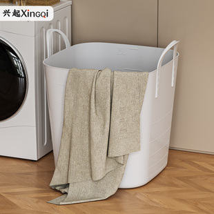 兴起大容量塑料北欧脏衣桶玩具收纳筐衣服蓝脏衣篮衣物洗衣篓子