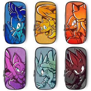 刺猬索尼克笔袋小学生铅笔盒2026新款超火文具袋初中生笔盒学生文具盒儿童幼儿园男生男孩男孩款网红爆款帅气