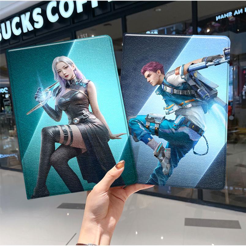 和平精英华为平板matepad11保护套v8pro壳m6带笔槽x8荣耀9三折8vivopadair3小米6六5pro适用6s红米se2023游戏