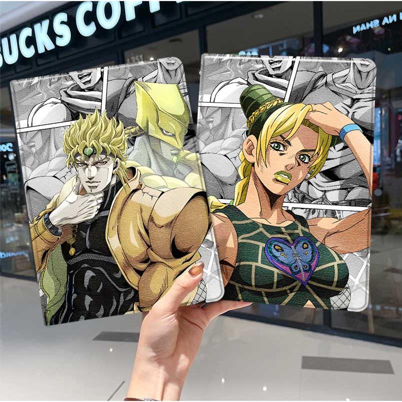 jojo的奇妙冒险ipad10保护套pro2024款11寸5苹果air7平板mini6壳4迷你3适用2三折2020带笔槽8第9代2021动漫九