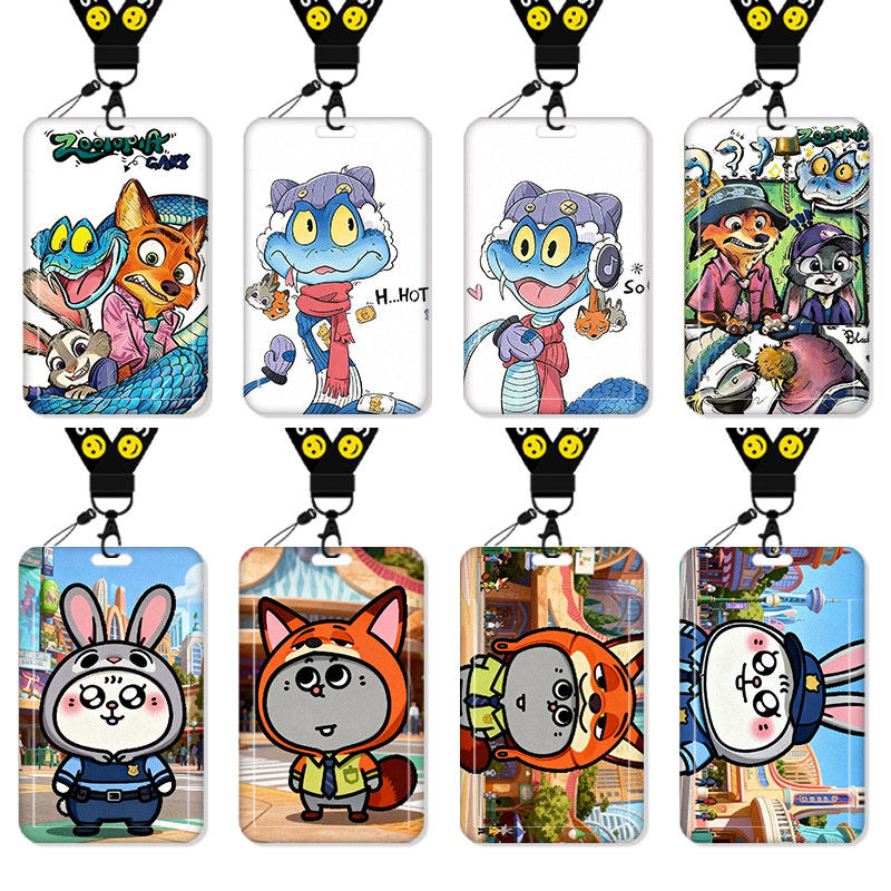 疯狂动物城盖瑞卡套高颜值饭卡校园卡保护套公交卡学生水卡证件小卡片套工作证工牌证件套校牌挂绳二次元周边