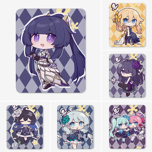 崩坏3鼠标垫小号电脑垫子男女生锁边加厚游戏琪亚娜花火爱莉希雅