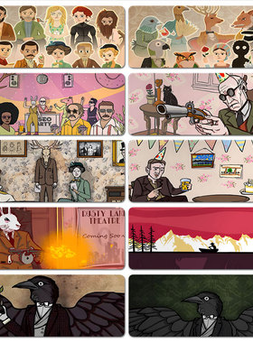Rustylake锈湖鼠标垫子超大号桌垫办公电脑键盘垫锁边游戏周边大