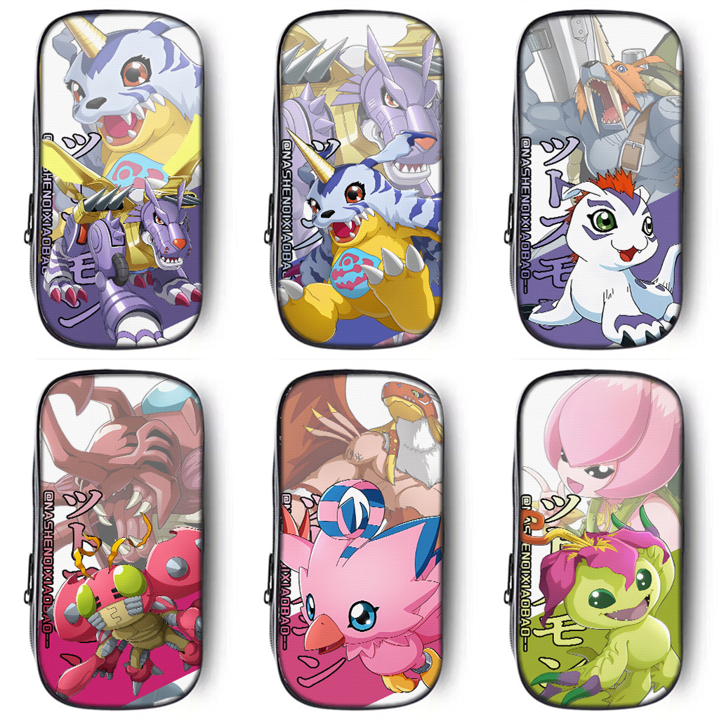 数码宝贝笔袋小学生铅笔盒2025新款超火文具袋初中生笔盒学生文具盒儿童网红爆款女孩男生男孩款大容量高颜值