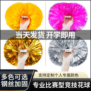 花球啦啦队手拿花拉拉队花球啦啦操花球手拿花手摇花舞蹈演出道具