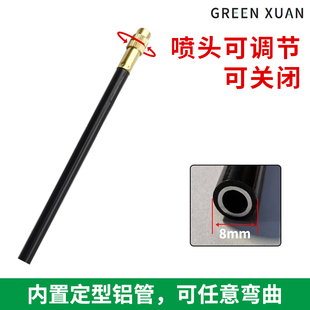 可关闭万向铜喷头喷雾浇水工地厂房降温降尘雾化快插喷淋浇花神器