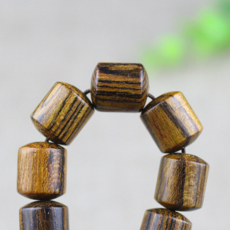 厂家虎皮檀木手串个性桶珠10*12MM小巧男女士情侣手链虎斑木,饰品/流行首饰/时尚饰品新,沉香,淘宝优惠券,粉丝福利购,淘宝优惠卷