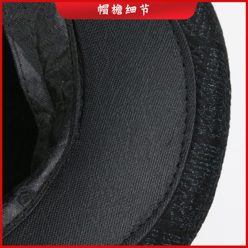 寿衣男款寿帽鸭舌帽现代装龙装冲喜寿衣礼服帽子丧葬殡葬用品