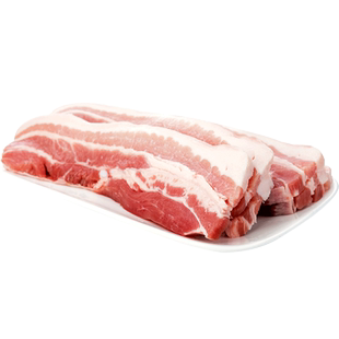 布瑞林厚切培根法国无抗养殖家用早餐原切肉片厚烟肉熏培根切片