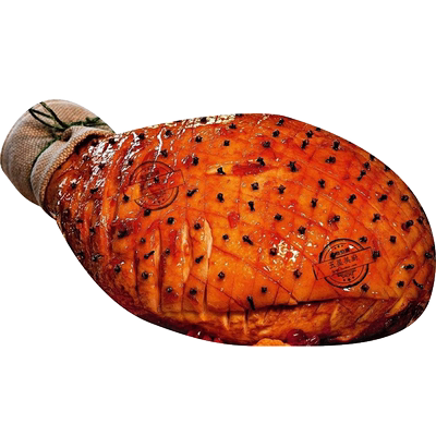 圣诞火腿烟熏带骨带皮丁香火腿