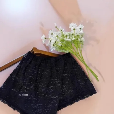 下摆裤打底裙打底鲨鱼蕾丝屁帘遮臀裙罩屁股内搭卫衣女叠穿