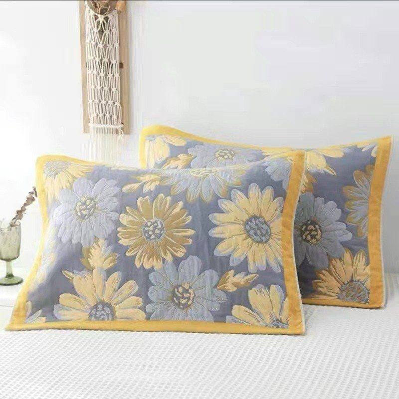 枕头成人棉纱布高端吸汗家用枕巾含棉巾透气加大加厚柔软,床上用品,枕巾,淘宝优惠券,粉丝福利购,淘宝优惠卷