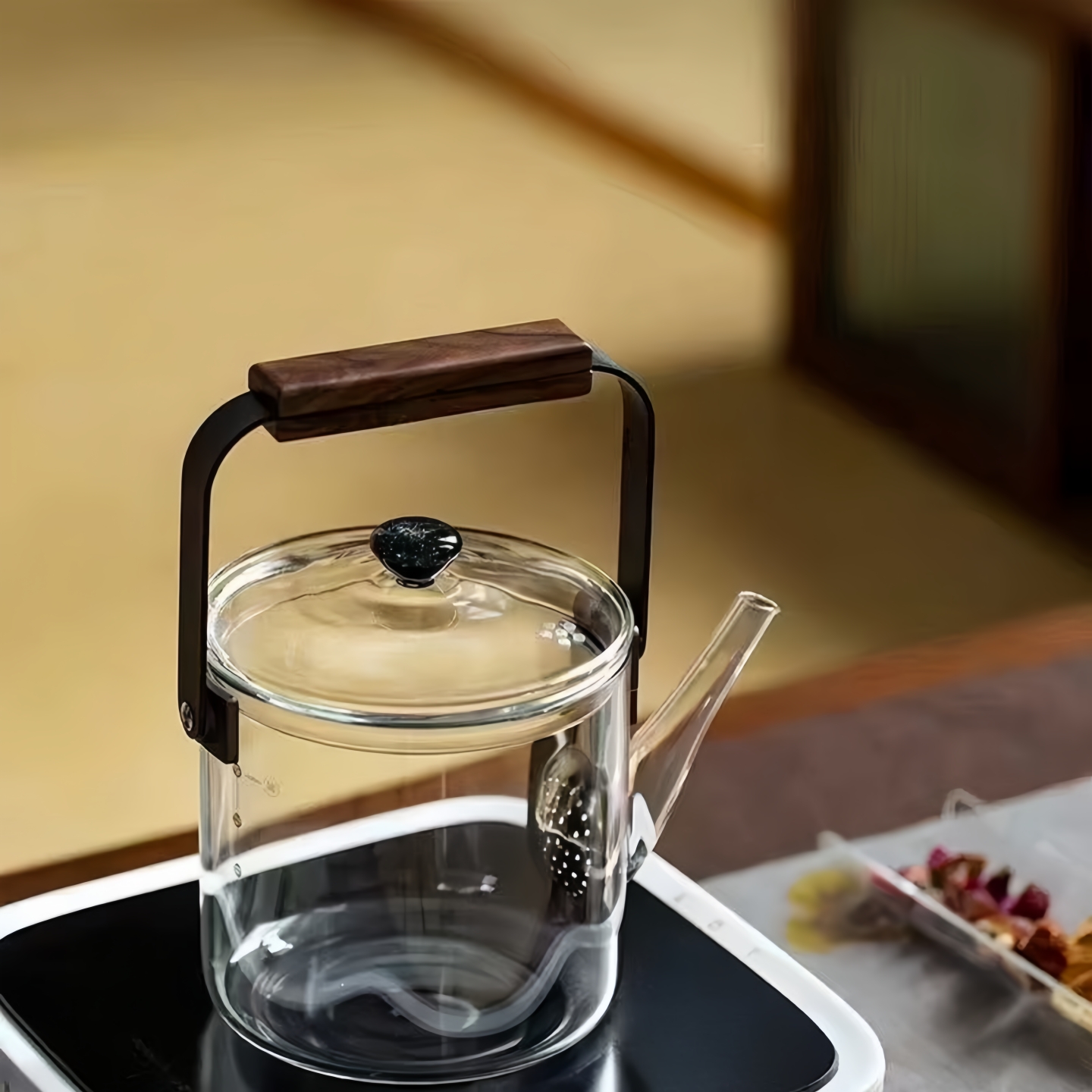 璃享沐壶耐热玻璃星空提梁壶大容量茶壶煮茶器养生壶可拆卸磁吸壶