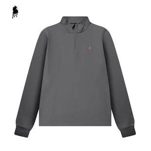 PAOLO GARAGE长袖打底衫男士秋冬新款翻领长袖POLO衫商务休闲上衣