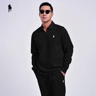 PAOLO GARAGE套装男2025秋冬新款运动休闲时尚宽松两件套上衣长裤