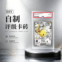 Pokemon PTCG parody DIY Middle Finger Series derivative PSA display Entertainment card bricks thumbnail 5