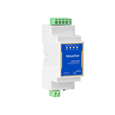 移星导轨式232/485串口转以太网