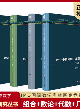 IMO中的问题定理与方法全4册研究丛书组合数论几何代数卷高中国际数学奥林匹克竞赛历程记录好题妙解总结历届联赛真题解题华东
