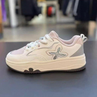 安踏2026春季新品休闲女款厚底增高休闲运动板鞋122628032