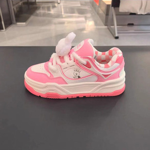安踏好事发生 芝士蛋糕丨厚底板鞋女款新年配色运动鞋122618071
