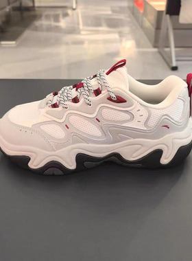 【关晓彤同款】安踏流萤丨厚底休闲老爹鞋女春季运动鞋122618853