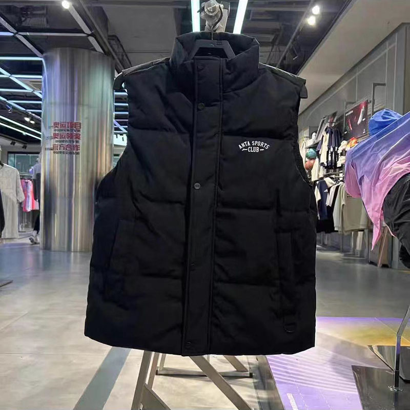 安踏火壳马甲保暖加厚羽绒上衣