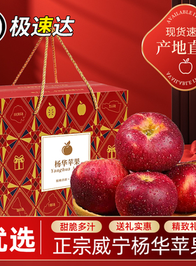 正宗威宁杨华苹果高山种植当季新鲜现摘脆甜多汁产地直发顺丰包邮