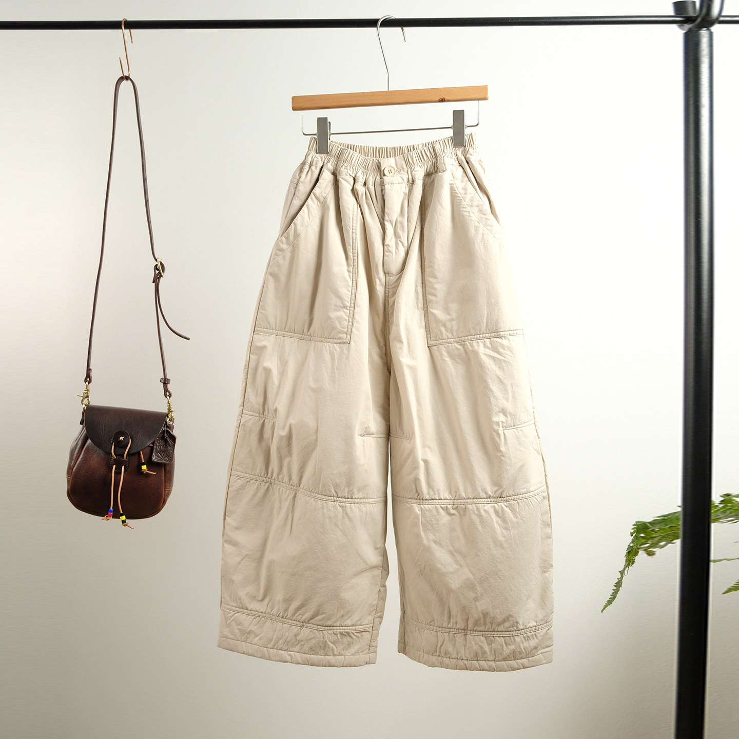 一七然冬季新款韩系简约百搭松紧腰纯色宽松创意大口袋保暖棉裤女,女装/女士精品,棉裤/羽绒裤,淘宝优惠券,粉丝福利购,淘宝优惠卷