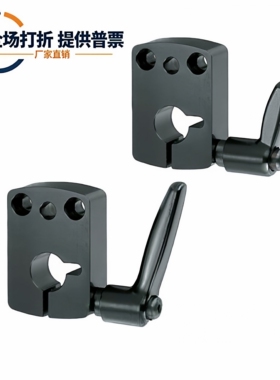 铝合金氧化黑DPNKM小型位置显示器夹板DPNK LKF01-D8/D10/D12/D14