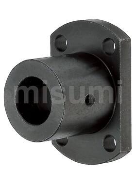 加厚壁导向轴支座对边法兰固定座支撑座STHCBN/STHCN16/20/25/30