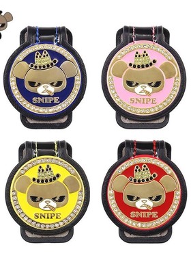 高尔夫球位标果岭标SNIPE大阪熊记小熊Marker马克裤夹式22新款