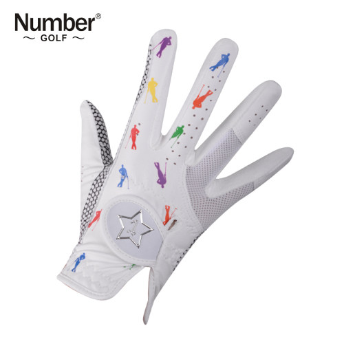 Number儿童高尔夫手套青少年  防滑设计 golf球手套双手透气 新品